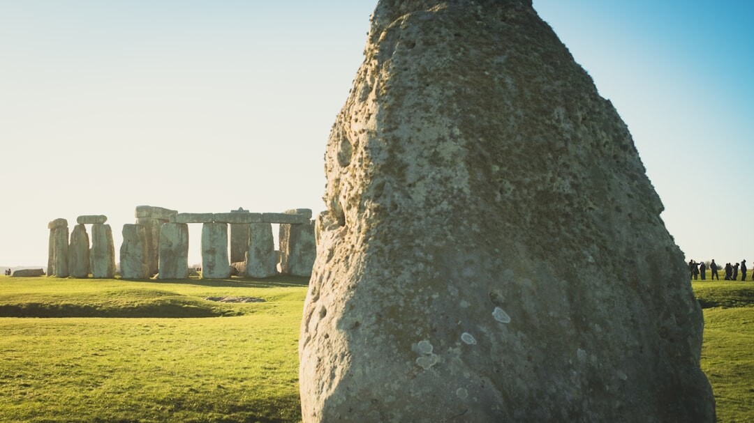 stonehenge stone circle at sunset